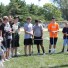 Pro Kenny Nims (Syracuse) instructs a group during the clinic at the LXM Pro tour at Radnor