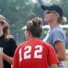 Jen Duckenfield (r) is the new coach at Mount St. Joseph