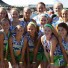 The HEADstrong Girls' club team, pictured here while volunteering at the 5th annual Nick Colleluori Classic Oct. 8-9 at Ridley High, is coached by Meagan DiCave (far left) and Kristin  Milewski (far right)