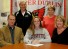 Seated:  Dad – Kevin Callahan, Brooke, Mom – Kim Callahan  Standing:  Coach – Dee Cross,     Athletic Director – Hope Donnell