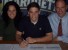 Jacob Richard signs his Letter of Intent to play at Marquette with his parents