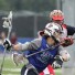 Matt Senft heads to goal