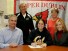 Seated:  Dad – John DeVincent, Michele, Mom- Lori DeVincent  Standing:  Coach – Dee Cross,   Athletic Director – Hope Donnell