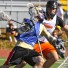 Duke's L.C. attackman Paul Major (Spring-Ford) heads to the goal during Sunday's Quaker Fall LaxFest (Photo by Rene Schleicher)