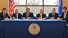 Six St. Augustine Prep (NJ) senior signees: From Left – Joe Gigantiello (Goalie / Denver), Steve Pontrello (Midfield / UNC), Tommy O’Neill (Midfield / Penn State), Bill McMenamin (F/O Midfielder / Wagner), Pat McMenamin (Attack / Wagner), Bryan Phillips (Defense / Drexel)