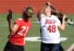Christina Brennan (#48, right)