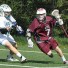 Lower Merion sophomore attackman Daniel Buckman turns the corner during the Aves' 9-5 loss to Shipley School Friday
