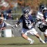 Episcopal Academy's Jon Garino wins a face-off during Thursday's victory over St. Joseph's Prep (Photo by Susan Coote)