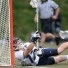 Episcopal Academy's Henry Coote makes an acrobatic save during Monday's win