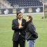 Mary Schweiter, father of Logan Schweiter, is interviewed by NXT Media Director Brett Manney on the PPL field during Friday night's Philly Charity Showdown