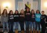 Moorestown girls' on NLI day: (from left) Mary Flick (College of William & Mary–DI), Gabby Frank (Franklin & Marshall College-DIII), Alicia Geiter (Coastal Carolina University-DI), Margaret Nissen (Rutgers University-DI), Shannon Keeler (Gettysburg College-DIII), Megan Kelly (University of Pennsylvania-DI), Maura Talvacchia (Presbyterian College-DI), Megan Bianco (Marquette University-DI).