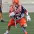 La Salle senior Matt Rambo, seen her during summer action in the Warrior 40, is expecting to make a full recovery from a hairline fracture of his right ankle