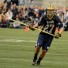 Notre Dame defenseman Tyler Andersen (Radnor) and the irish claimed a thrilling 10-9 win over Penn State on Sunday (Photos for Phillylacrosse.com)