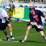 Penn's Chris Hupfeldt (Haverford School) is defended during Saturday's win over Villanova (Photo by Charlie Bagent)