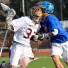 Haverford School's Gavin McBride (left) is defended during Wednesday's loss to Loyola Blakefield