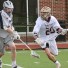 Haverford School's Grant Ament (right), who had two goals and four assists, heads to the goal vs. Calverton in Thursday's 17-6 win. (Photo for Phillylacrosse.com)