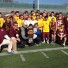 Avon Grove presents a check of $1078 to the HEADstrong Foundation after winning Saturday at the Relentless Cup