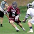 Conestoga's Andrew De Stefano is defended by La Salle's Jeff Cimbalista during Friday's game (Photo by Rob Raines, Montgomery Newspapers)