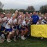 Springfield-Delco Coach Keith Broome celebrates his 300th win with his team