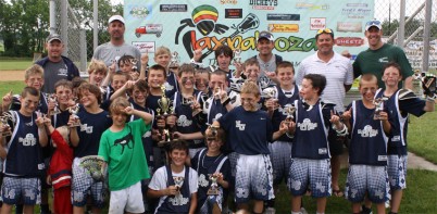 Man Up won the U11 title at the Laxpalooza