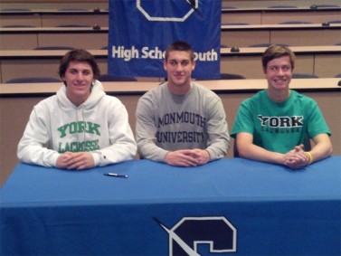 Seated left to right: Kevin Witchey, Jake Henze, Brendan McGrath